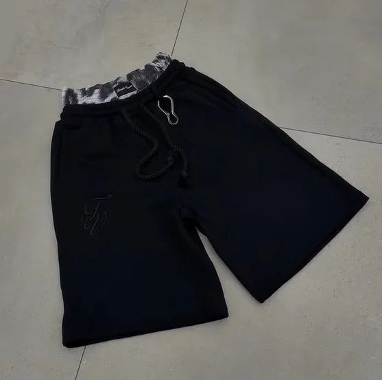 Double Waist Quarter Shorts
