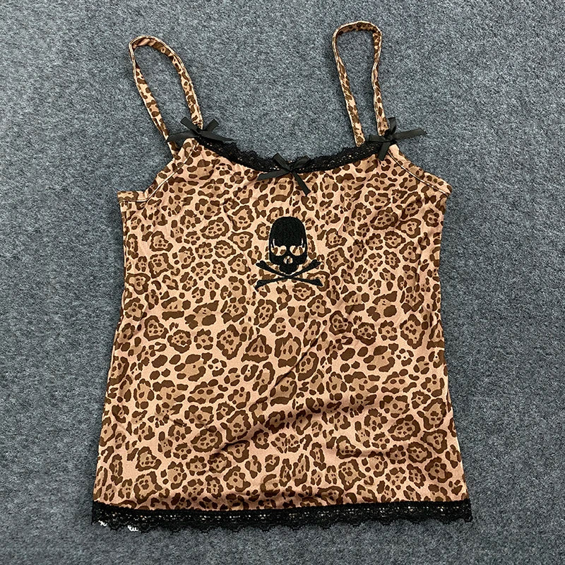Vintage Leopard Print Top