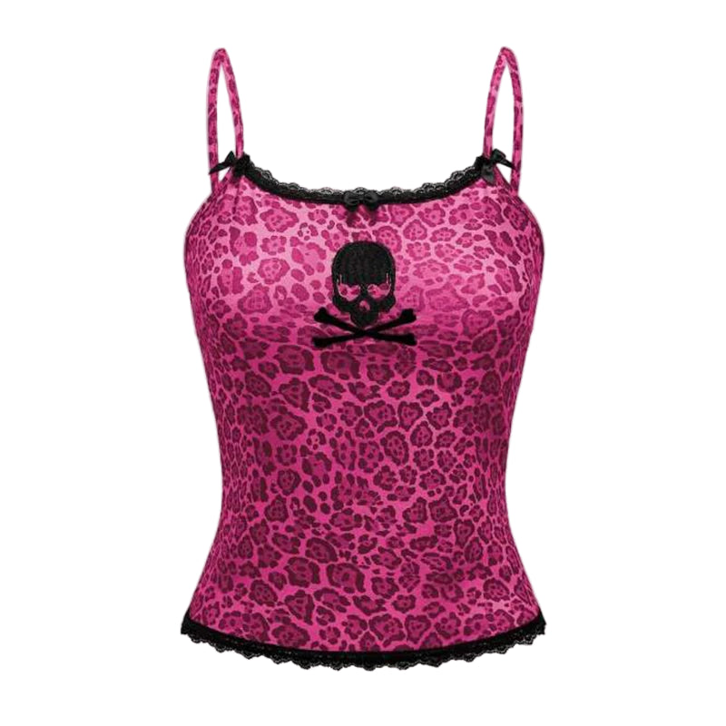 Vintage Leopard Print Top