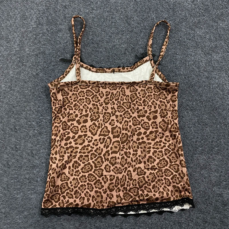 Vintage Leopard Print Top