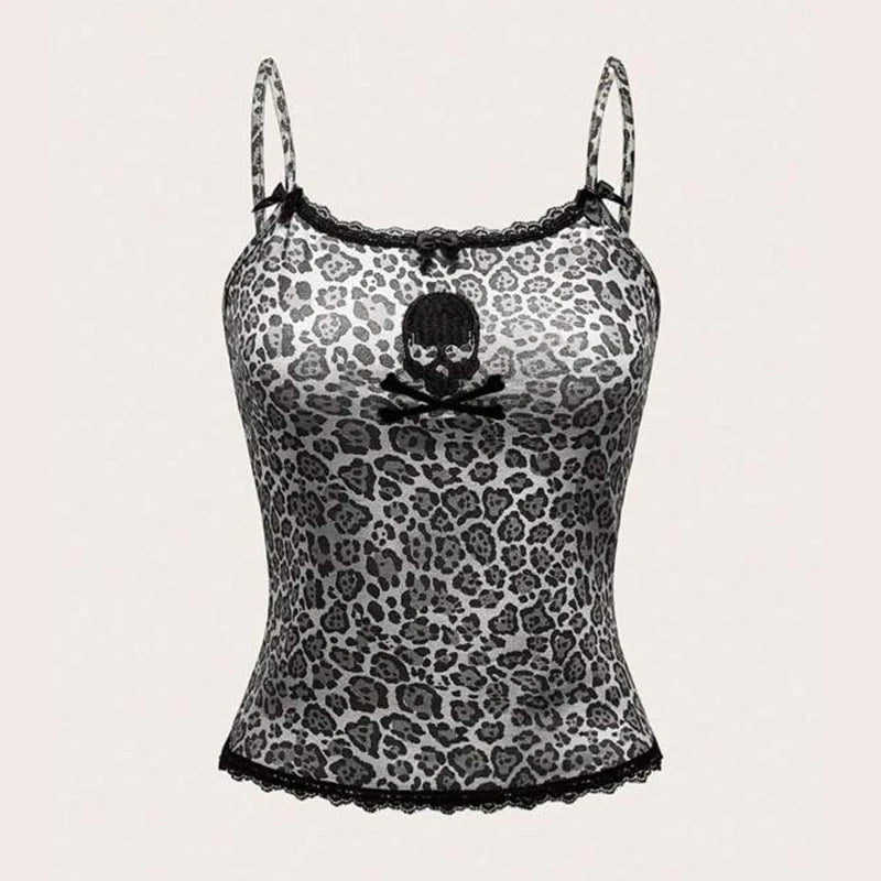 Vintage Leopard Print Top