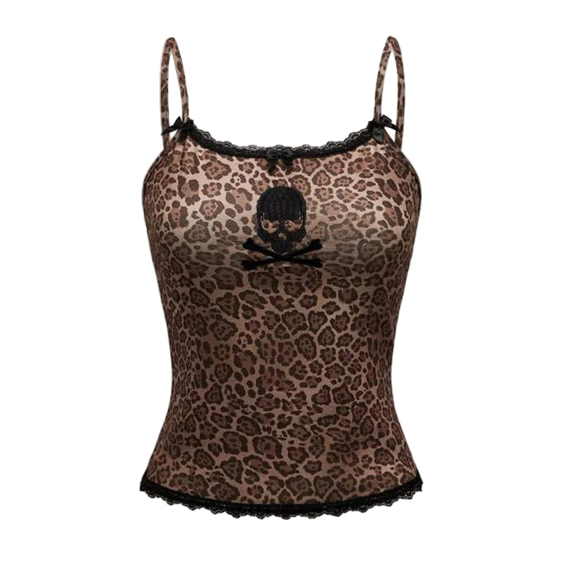Vintage Leopard Print Top