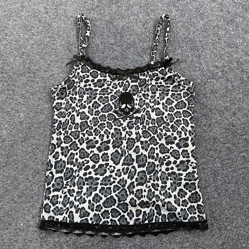 Vintage Leopard Print Top