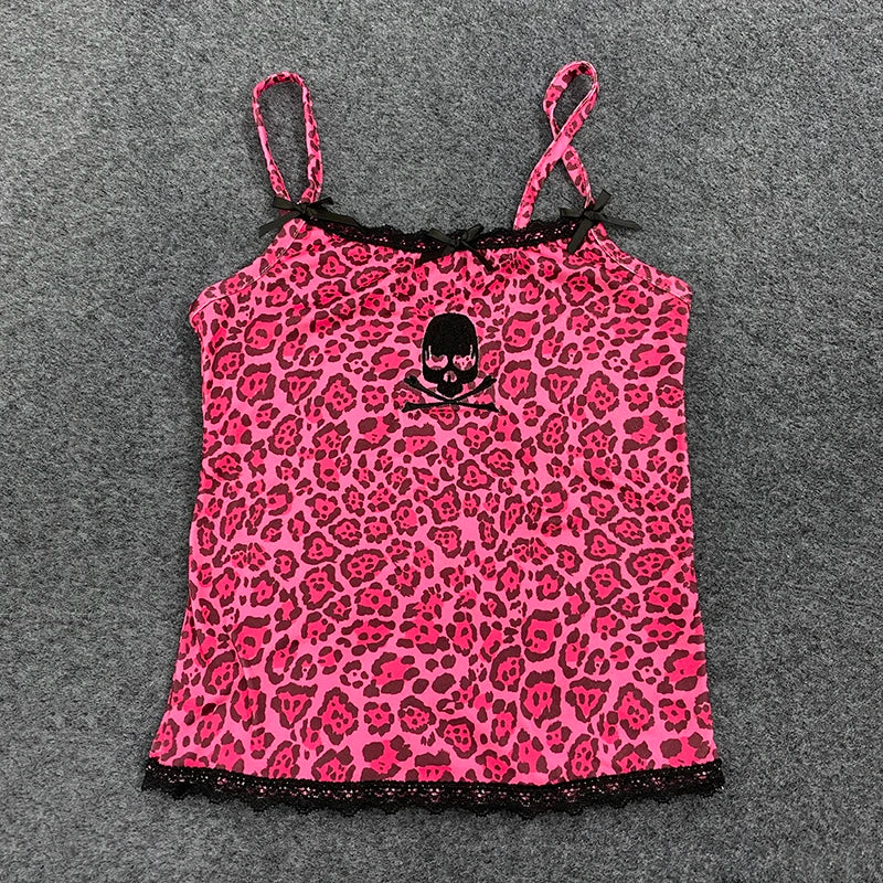 Vintage Leopard Print Top