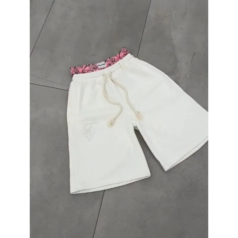 Double Waist Quarter Shorts