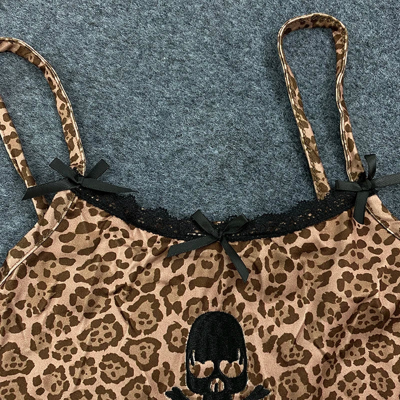 Vintage Leopard Print Top