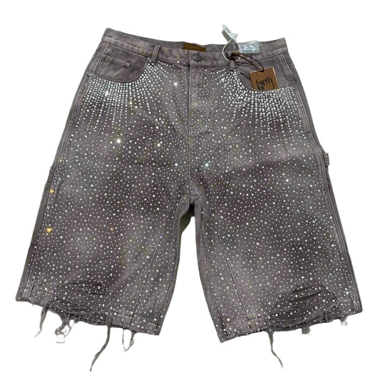 Rhinestone Denim Shorts