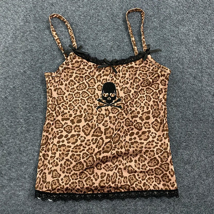 Vintage Leopard Print Top