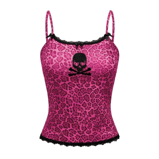 Vintage Leopard Print Top