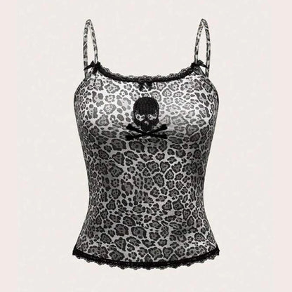 Vintage Leopard Print Top