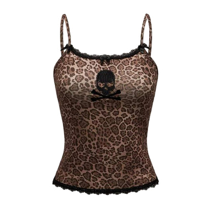 Vintage Leopard Print Top