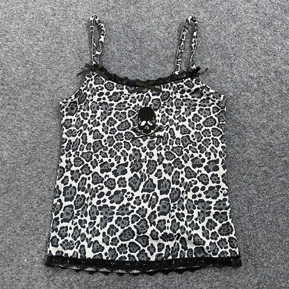 Vintage Leopard Print Top